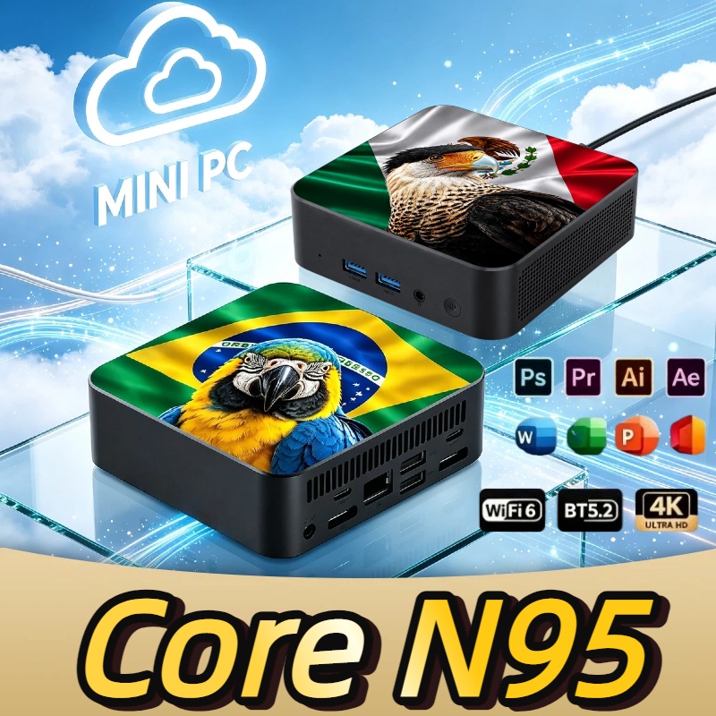 Pc Gaming Mini - ใหม่ 2026 เม็กซิโก บราซิล ธงชาติ ประสิทธิภาพสูง