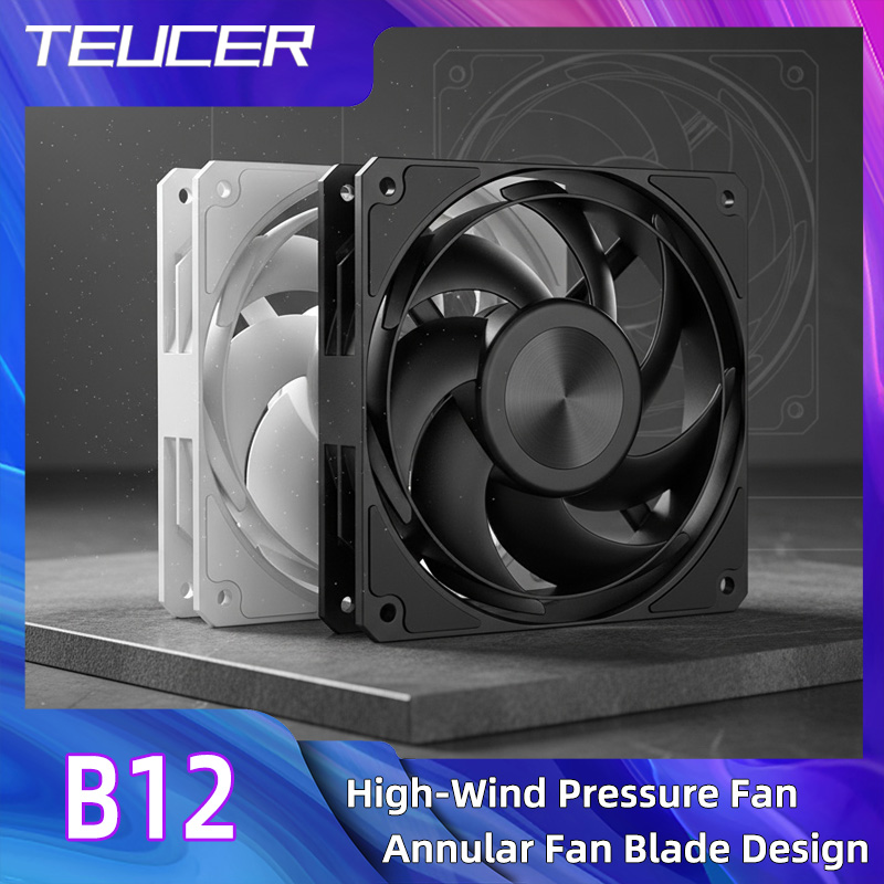 Pc Gaming Case - พัดลมระบายความร้อนซีพียูคอมพิวเตอร์ TEUCER ขนาด 120 มม. ประสิทธิภาพสูง