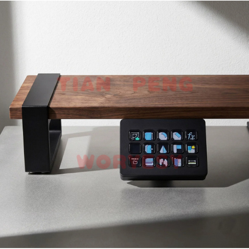 Stream Deck - WYORESY ขาตั้งใต้โต๊ะที่ออกแบบตามหลักสรีรศาสตร์อย่างแม่นยำสำหรับ Elgato Stream Deck MK2