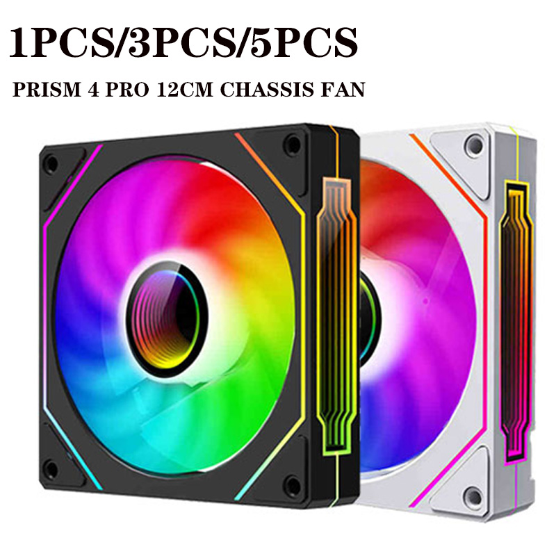 พัดลมเคส PRISM 4 PRO ขนาด 120  - Pc Gaming Case บทวิจารณ์และราคา