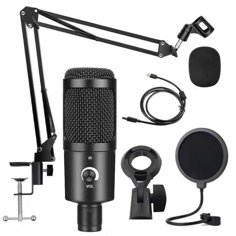 USB คอนเดนเซอร์ไมโครโฟนไมโครโฟ - Pc Gaming Youtuber บทวิจารณ์และราคา
