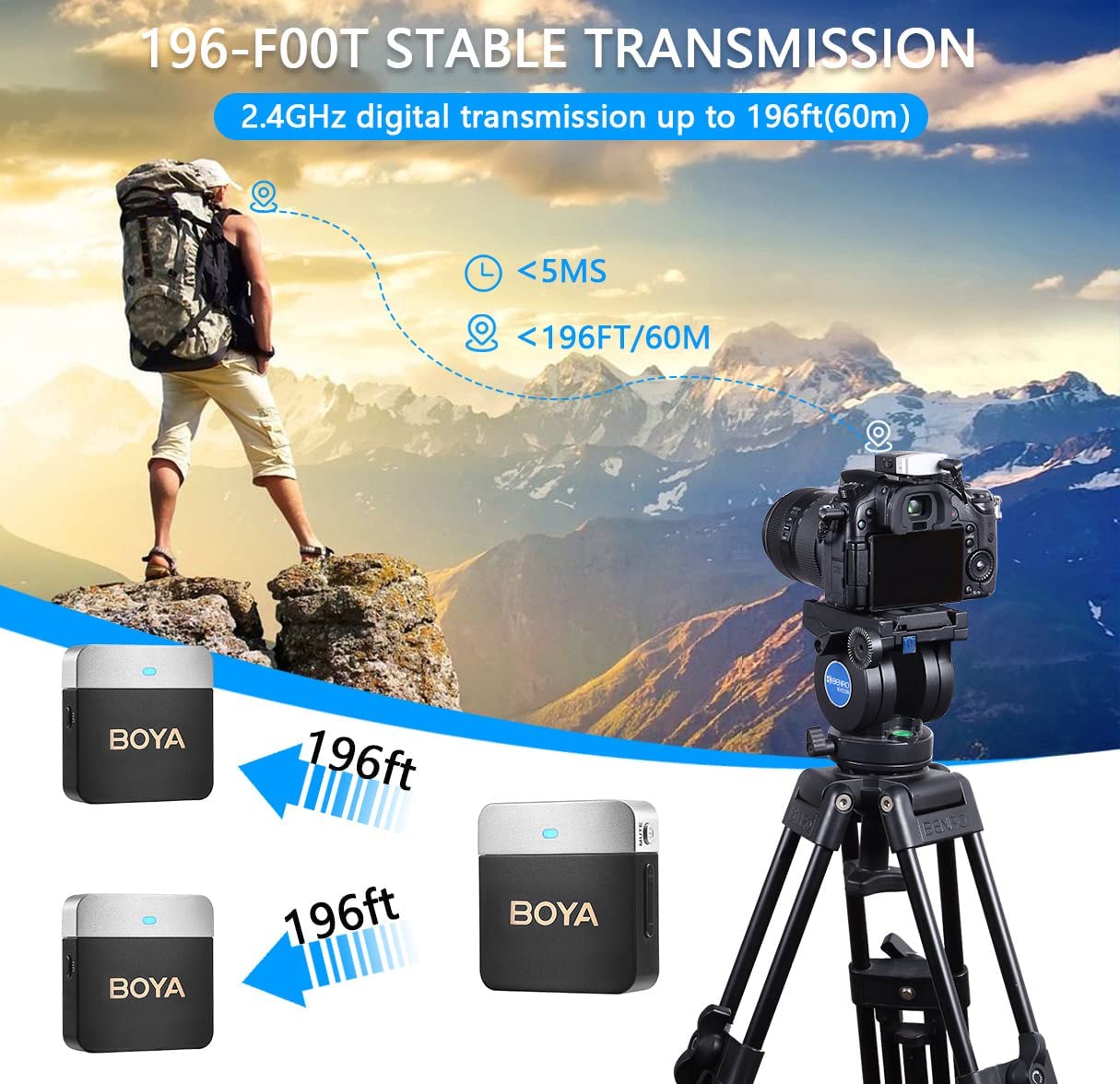 BOYA BY-M1V ไร้สาย Lavalier La - Pc Gaming Youtuber บทวิจารณ์และราคา