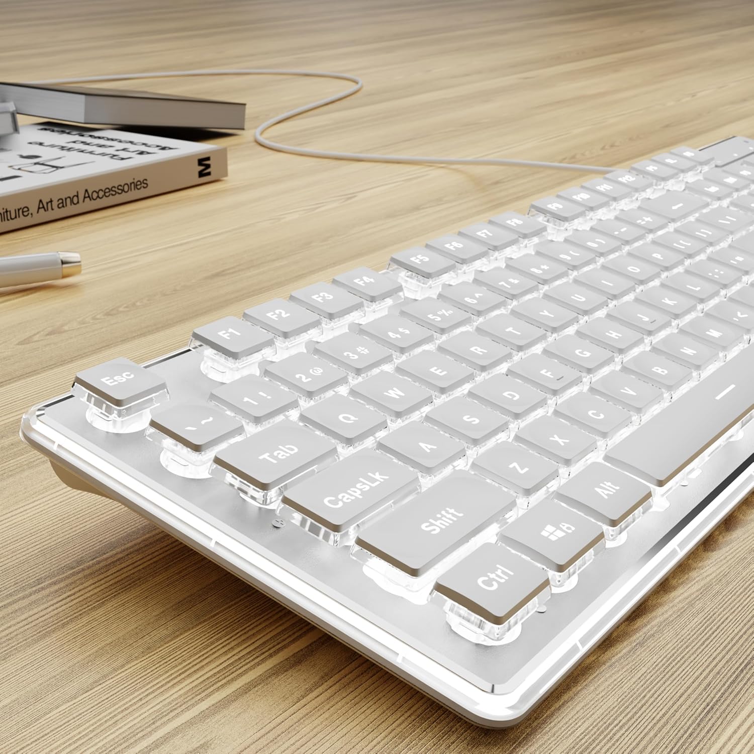 คีย์บอร์ด USB แบบมีสายพร้อมแผง - Pc Gaming Fullset บทวิจารณ์และราคา