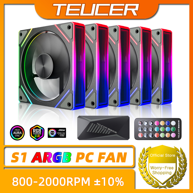 พัดลมคอมพิวเตอร์ TEUCER Prism  - Pc Gaming Case บทวิจารณ์และราคา
