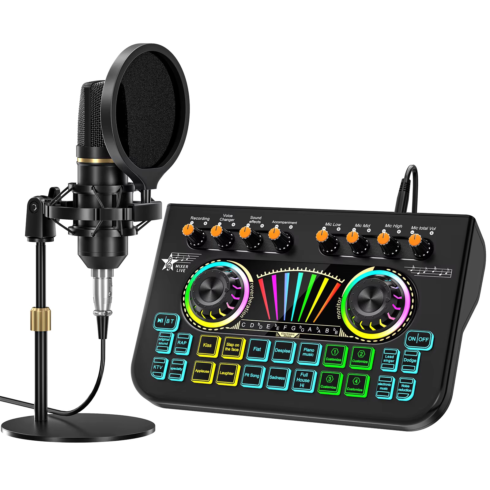 ชุดไมโครโฟนพอดแคสต์ Tenlamp X3 - Pc Gaming Youtuber บทวิจารณ์และราคา