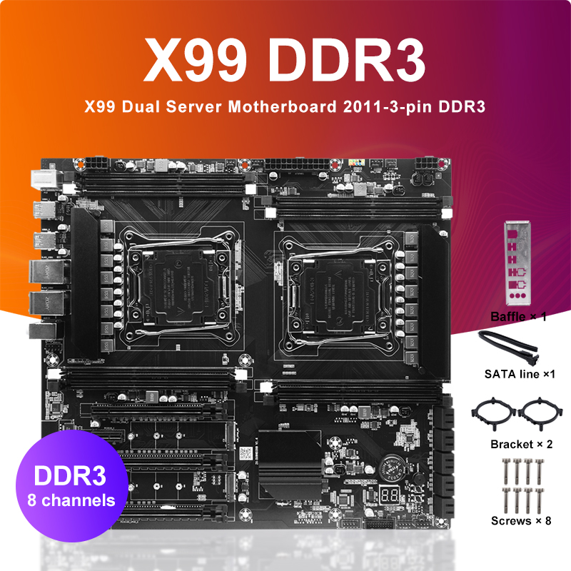X99 Dual-ซ็อกเก็ต CPU เมนบอร์ด - Pc Gaming Xeon บทวิจารณ์และราคา